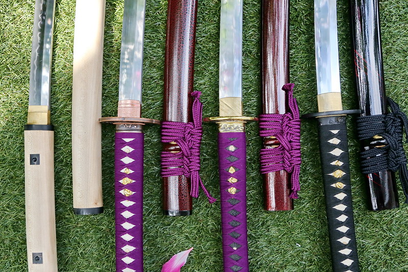 Japanese swords and scabbards