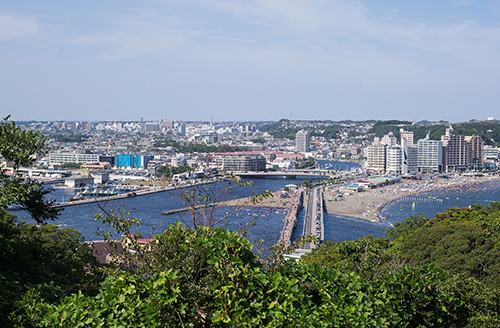 View of Enoshima.