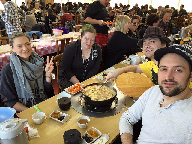 Tasting authentic traditional Japanese dishes