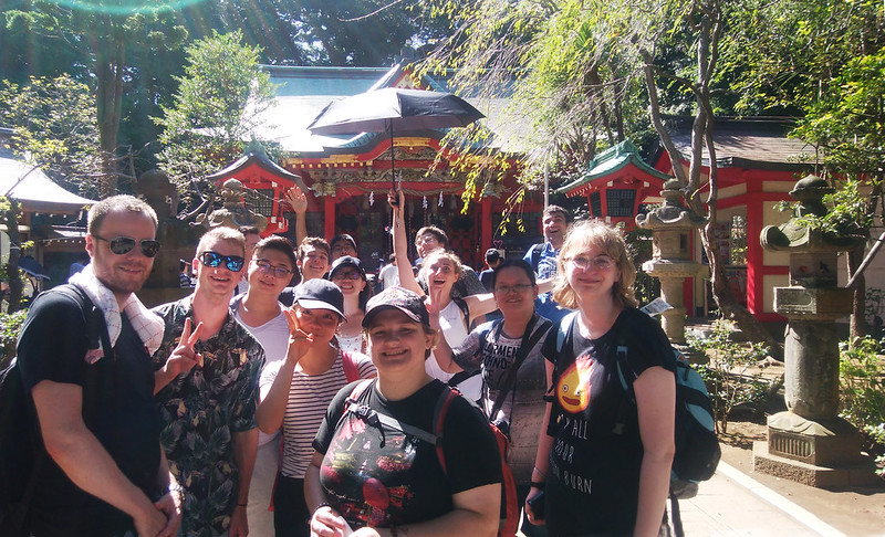 KCP Summer students at Kamakura.